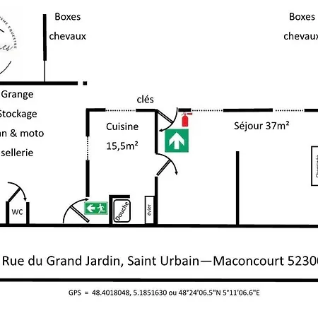 Hétvégi ház Les Sabots De Jeanne D'arc Saint-Urbain-sur-Marne